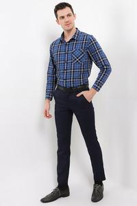 Gambar CDL Kemeja Lengan Panjang Slim Fit Pria H0205J02A - XL, Blue dari Cardinal Brand undefined 4 Tokopedia