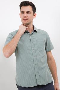Gambar CDL Kemeja Lengan Pendek Slim Fit Pria H0222P06A - L, Green dari Cardinal Brand undefined 1 Tokopedia