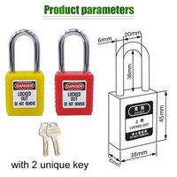 Gambar Gembok Safety Equipment Loto Padlock 38mm Merah dan Kuing - yellow dari AudioTune undefined 3 Tokopedia