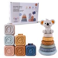 Gambar Baby Soft Building Block & Stacking Ring Set. Early Learning, Bath Toy dari Tefra official undefined 1 Tokopedia