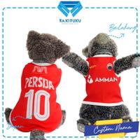 Gambar Baju Kucing Jersey Bola Lucu Murah Persija Jakarta [BISA REQUEST NAMA] - Sesuai Gambar, XS dari Rakifuku undefined 1 Tokopedia