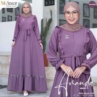 Gambar Amanda Maxy Dress Busana Muslimah By Original Mi Amor dari HILMAJAKET undefined 4 Tokopedia