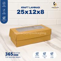 Gambar [350 GSM] Dus Roti Sisir Kotak Kue Snack Cake Box Bolu Gulung Kraft dari shsiswana undefined 1 Tokopedia
