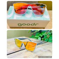 Gambar KACAMATA SUNGLASS GOODR VRG KACAMATA PANTAI SPORT JOGING RUNNING - Putih Coklat dari Hoop Glasses Optik undefined 1 Tokopedia