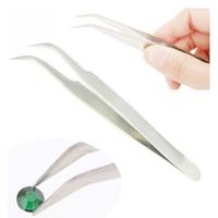 Gambar PINSET STAINLESS STEEL ANTI MAGNET TWEEZERS GOOI LABORATORIUM PENJEPIT - Hitam dari toko optimus prima undefined 1 Tokopedia