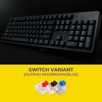Gambar Sades Ryunix FO104 / FO-104 Mechanical Gaming Keyboard Fullsize FO 104 - Blue Switch dari Clover Gaming Indonesia undefined 3 Tokopedia