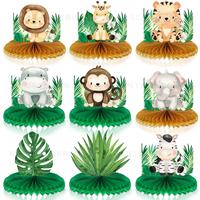 Gambar Jungle Birthday Decoration Party Supplies Animals Backdrop Tablecloth dari ARSYLA VIP undefined 3 Tokopedia