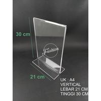 Gambar piala jogja Akrilik Tempat Brosur A4 / Qris Stand dari Plakat Pusat undefined 1 Tokopedia