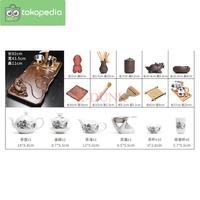 Gambar Ev! Tea Pot Set Modern Gaya Chines Tea Set Kungfu Tea Set dari Eleventh Shop undefined 2 Tokopedia