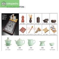 Gambar Ev! Set Alat Minum Teh Gaya Chines Tea Set Kungfu Tea Set Type 06 dari Eleventh Shop undefined 3 Tokopedia