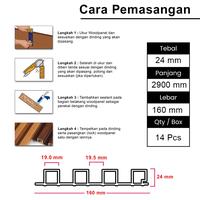 Gambar Atwood Panel WPC Dinding - Wallpanel Partisi Kayu PVC - Woodpanel dari Gantari Nismaraa undefined 3 Tokopedia