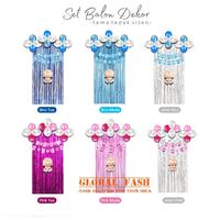 Gambar paket dekorasi tedak siten / set balon dekorasi turun tanah bayi - biru tua boy dari GLOBAL FASH undefined 2 Tokopedia