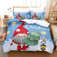 Gambar Cute Santa Claus Bedding Set Christmas Duvet Cover Set Fashion Qu dari Faidah Berkah undefined 2 Tokopedia