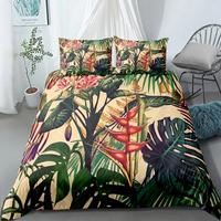 Gambar Tropical Palmtree Leaves Bedding Set King Queen Double Full Twin dari Luna Cairo undefined 5 Tokopedia
