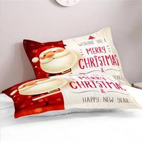 Gambar Santa Claus Bedding Set For Bedroom Soft Bedspreads For Bed Home dari Faidah Berkah undefined 5 Tokopedia