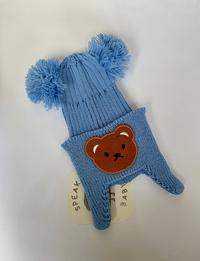 Gambar SpeakBaby.ID Product / Korean Bear Knitted Beanie Hat For Cute Baby Ki dari gonjespp undefined 5 Tokopedia