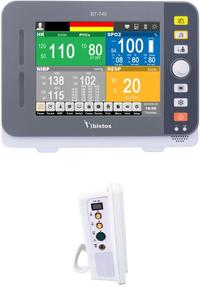 Gambar BISTOS BT 740 PATIENT MONITOR VITAL SIGN MONITOR ECG RESP SPO2 NIBP dari Christmas Underpad Medica undefined 2 Tokopedia