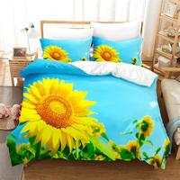 Gambar Sunflower Queen Bedding Set Duvet Cover Set Bedding Digital Print dari Luna Cairo undefined 3 Tokopedia