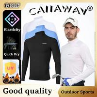 Gambar CAIIAWAV Golf Long sleeved Men's Clothing Bottom Shirt Sunscreen Top dari dalyzen undefined 1 Tokopedia