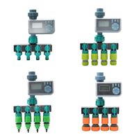 Gambar 1/4" 1/2" 3/4" Garden Hose Splitter Water Timer 4-way Garden Tap dari celiza store undefined 1 Tokopedia