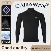 Gambar CAIIAWAV Golf Long sleeved Men's Clothing Bottom Shirt Sunscreen Top dari dalyzen undefined 2 Tokopedia