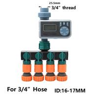 Gambar 1/4" 1/2" 3/4" Garden Hose Splitter Water Timer 4-way Garden Tap dari celiza store undefined 5 Tokopedia