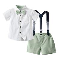Gambar Kids Boy Summer Clothing Set Green High Quality Gentleman Baby Bo dari Spectrum Market undefined 1 Tokopedia