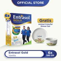 Gambar BIG SALE Buy 6 Entrasol Gold Vanilla 580g Free Animal Colorful Dinner dari Creamy Delight undefined 1 Tokopedia