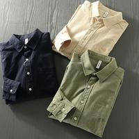 Gambar Japanese Retro Style Cotton Wash Men Clothing Spring Plain Casual dari Jasmine Market1 undefined 4 Tokopedia