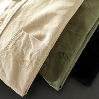 Gambar Japanese Retro Style Cotton Wash Men Clothing Spring Plain Casual dari Jasmine Market1 undefined 1 Tokopedia