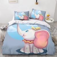 Gambar Cartoon Dumbo 3D Print Bedding Set Elephant Duvet Cover Set Boyg dari Enigmaa Retro undefined 3 Tokopedia