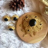 Gambar Set Bros Mahkota Resin/ Set Bros Alpaka Bali / Bros Kebaya / Bros dari Barokah Maret undefined 5 Tokopedia