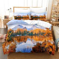 Gambar Natural Scenery Bedding Set Forest Trees Duvet Cover Women Duvet dari Enigmaa Retro undefined 2 Tokopedia