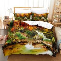 Gambar Natural Scenery Bedding Set Forest Trees Duvet Cover Women Duvet dari Enigmaa Retro undefined 5 Tokopedia