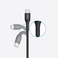 Gambar AUKEY Kabel Charger USB-A to USB-C CB-AKC2 Kevlar Core 2M - Black dari smtechnology undefined 5 Tokopedia