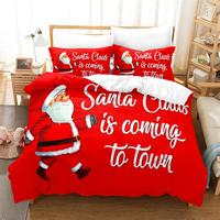 Gambar Cartoon Santa Claus Bedding Kids Duvet Cover Set Queen Bedding Se dari Enigmaa Retro undefined 5 Tokopedia