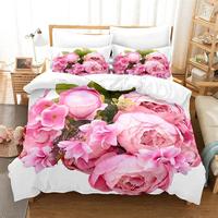 Gambar Pink Rose Bedding Set Highgrade Girl White Duvet Cover King Quil dari Enigmaa Retro undefined 4 Tokopedia