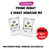 Gambar PROMO BONUS 2 TEPUNG INSTAN DONAT KEMASAN 1KG BONUS GULA DONAT dari Hilda Bakery undefined 1 Tokopedia