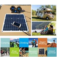 Gambar 30W60W 30A Controller Solar Panel 12V Monocrystalline Usb Power dari Sierra Laris undefined 4 Tokopedia