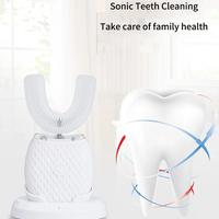 Gambar 360 Ultrasonic Electric Toothbrush U Shape Sonic Vibrations Toot dari Hikaru Shop4 undefined 4 Tokopedia