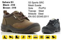 Gambar Safety Jogger Sahara S3 Safety Boots 1 Pair, Brown Colour With Lace, S dari Terafa store undefined 1 Tokopedia