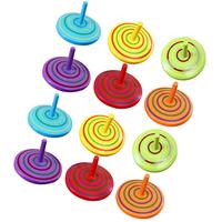 Gambar 20Pcs Gyro Game Toys Small Colored Wood Gyro Toys Wooden Gyro Toy dari Adam Mart9 undefined 2 Tokopedia