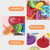 Gambar 20Pcs Gyro Game Toys Small Colored Wood Gyro Toys Wooden Gyro Toy dari Adam Mart9 undefined 4 Tokopedia