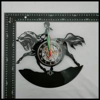 Gambar Jam Dinding Wall Clock Retro Vinyl Olahraga Berkuda Equestrian 27M4RZ dari bellapradip undefined 3 Tokopedia