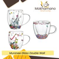 Gambar Muranee Glass Double Wall Dried Flower 250ML RH062 dari Mokhamano Coffee undefined 4 Tokopedia