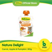Gambar Milna Nature Delight Fruit Puree Jus Buah Asli MPASI Bayi 80 Gram - Apple Peach dari redcarpet_shop undefined 4 Tokopedia