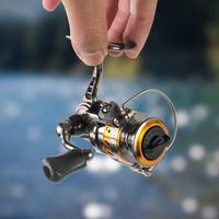 Gambar Reel Pancing Mini Spinning Fishing Reel 4.3:1 Gear Ratio - MN100 - Hitam dari cv_bomiindo undefined 4 Tokopedia