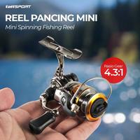 Gambar Reel Pancing Mini Spinning Fishing Reel 4.3:1 Gear Ratio - MN100 - Hitam dari cv_bomiindo undefined 1 Tokopedia
