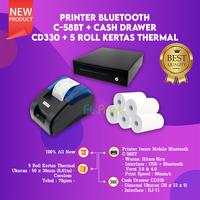 Gambar Paket Kasir / PPOB Cash Drawer + Print Bluetooth + Kertas Thermal dari FixPrint Indonesia undefined 2 Tokopedia