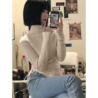 Gambar Baju Atasan Korean Style Wanita Lengan Panjang Terbaru Turtleneck Top dari Lazz Uffie undefined 2 Tokopedia